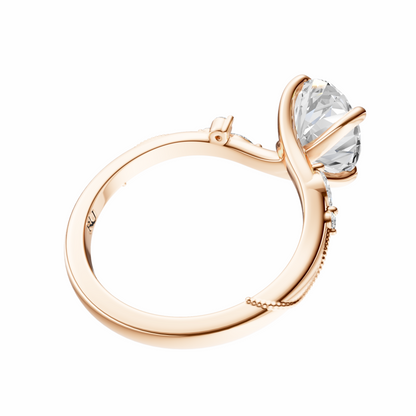 Oval Blossom Grace Setting