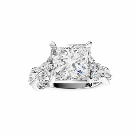 Princess Accented Nature Inspired Setting