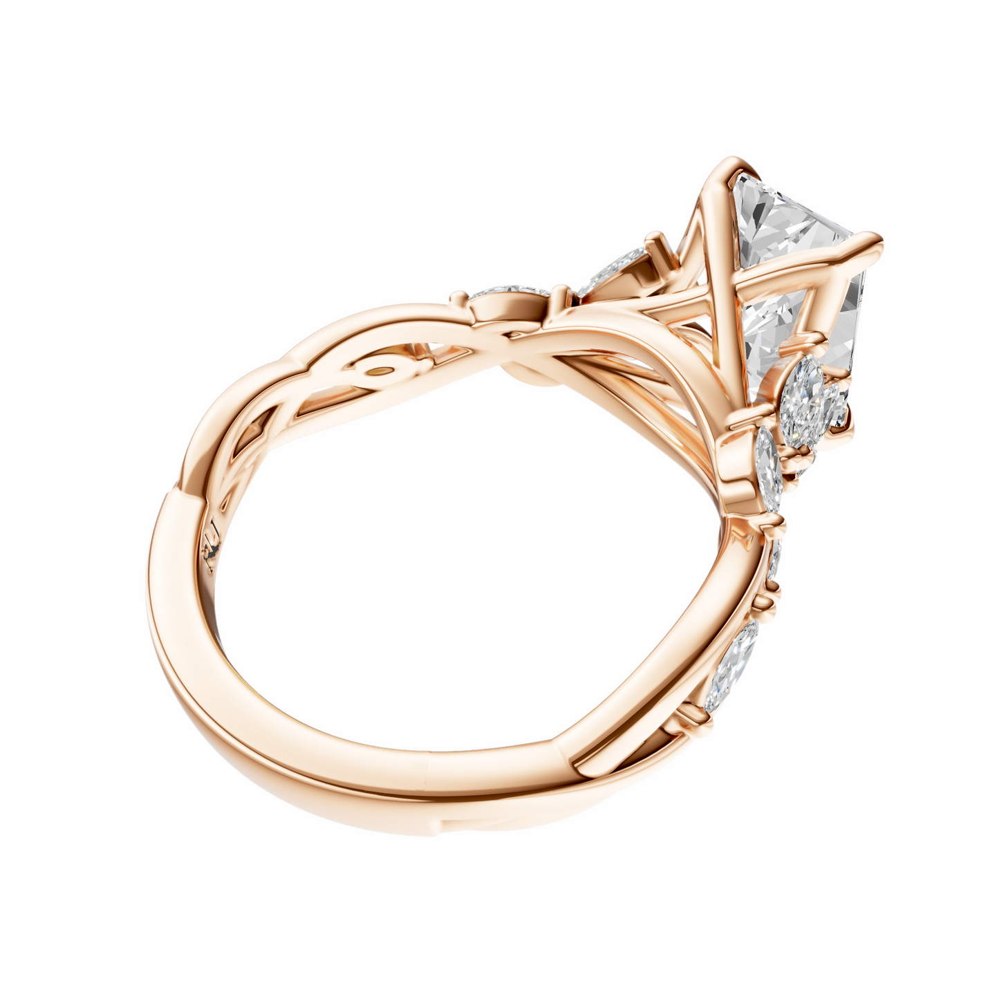Radiant Accented Nature Inspired Setting