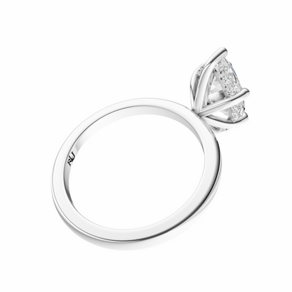 Marquise Elegant Signature Hidden Halo Setting