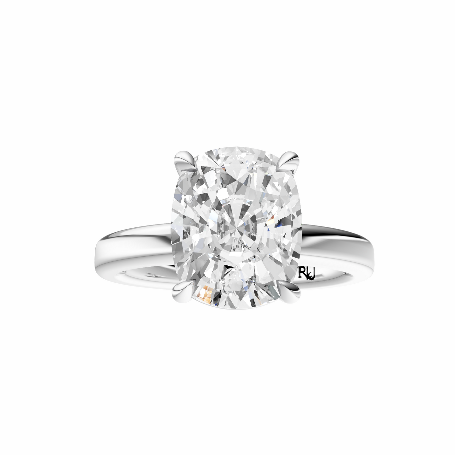 Cushion 2.7mm Elegant Solitaire Setting