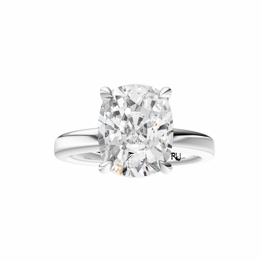 Cushion 2.7mm Elegant Solitaire Setting