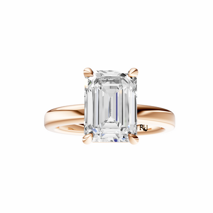 Emerald 2.7mm Elegant Solitaire Setting