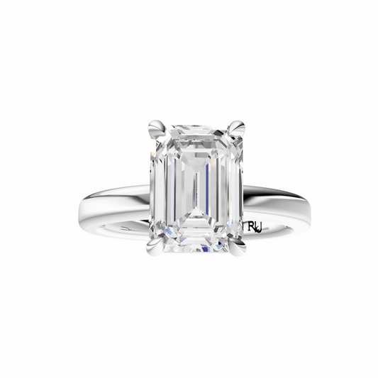 Emerald 2.7mm Elegant Solitaire Setting