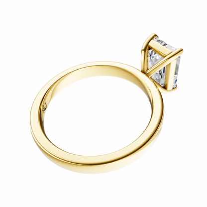 Emerald 2.7mm Elegant Solitaire Setting