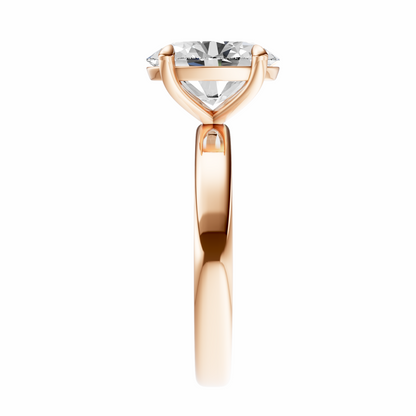Oval 2.7mm Elegant Solitaire Setting