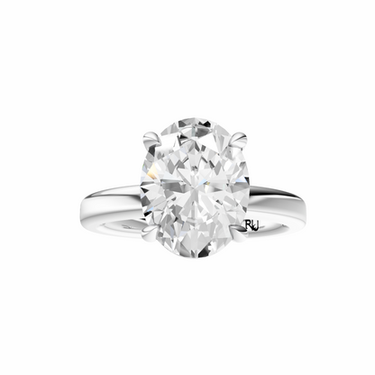 Oval 2.7mm Elegant Solitaire Setting