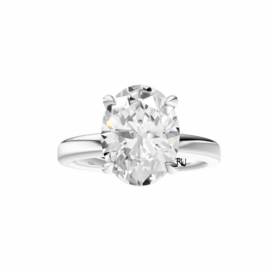 Oval 2.7mm Elegant Solitaire Setting
