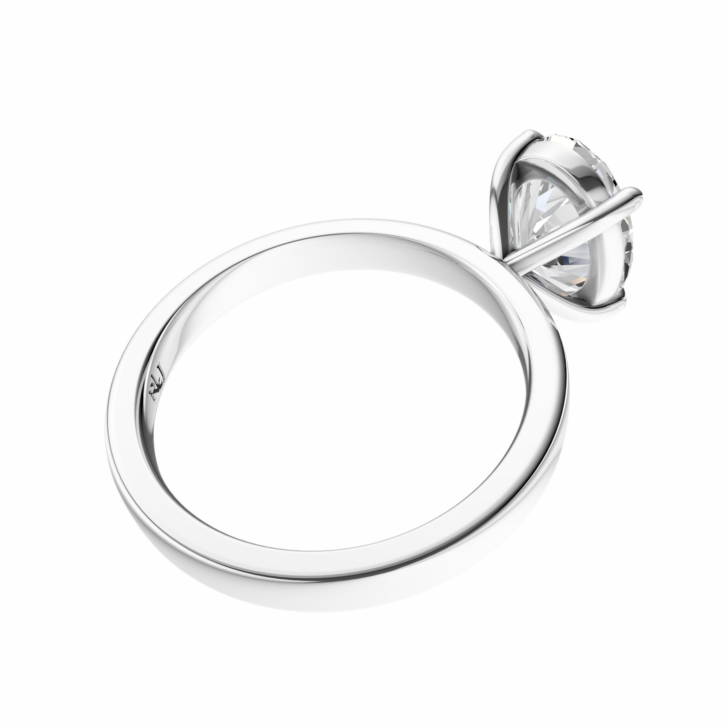 Oval 2.7mm Elegant Solitaire Setting