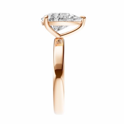 Pear 2.7mm Elegant Solitaire Setting