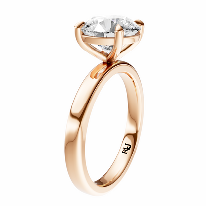 Round 2.7mm Elegant Solitaire Setting