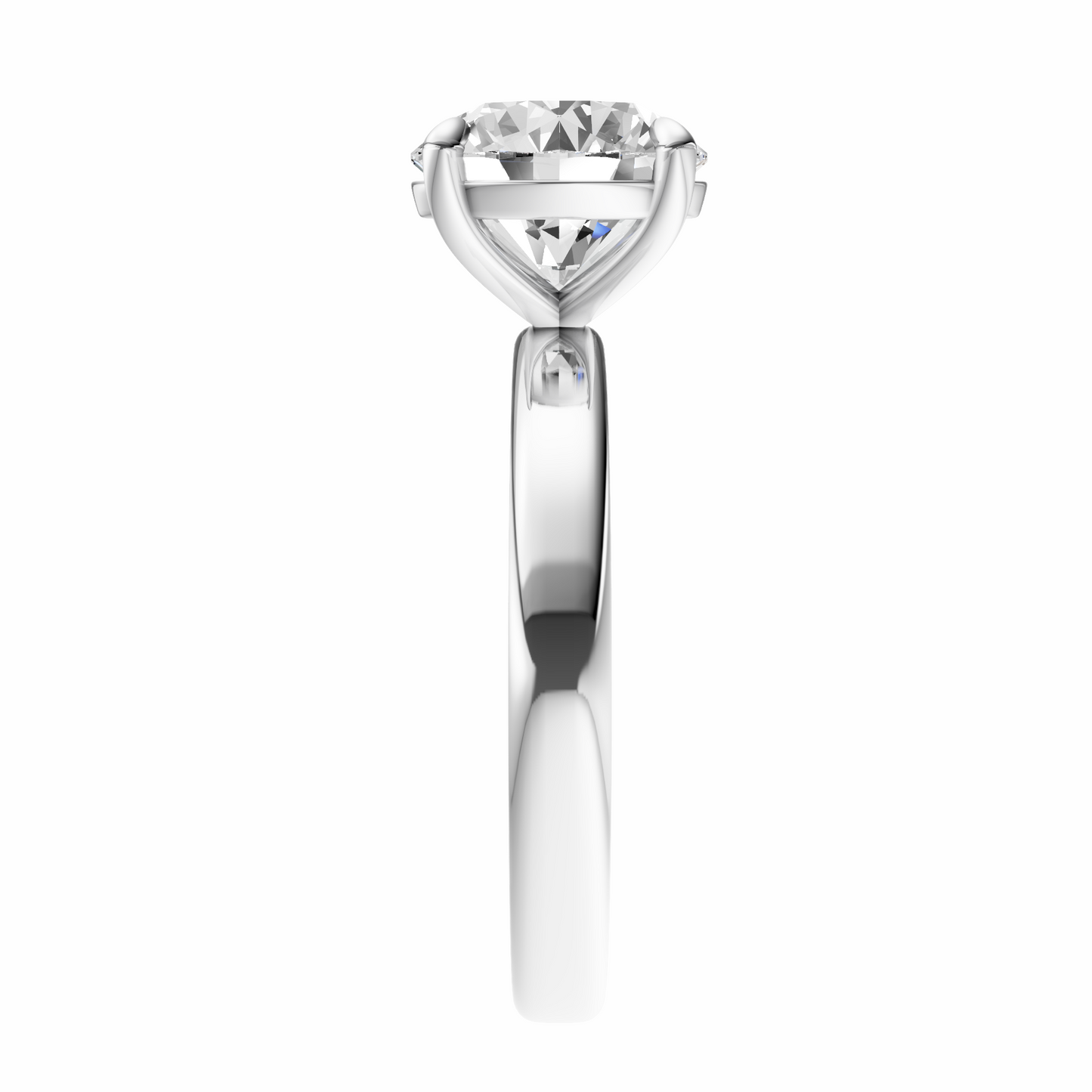 Round 2.7mm Elegant Solitaire Setting