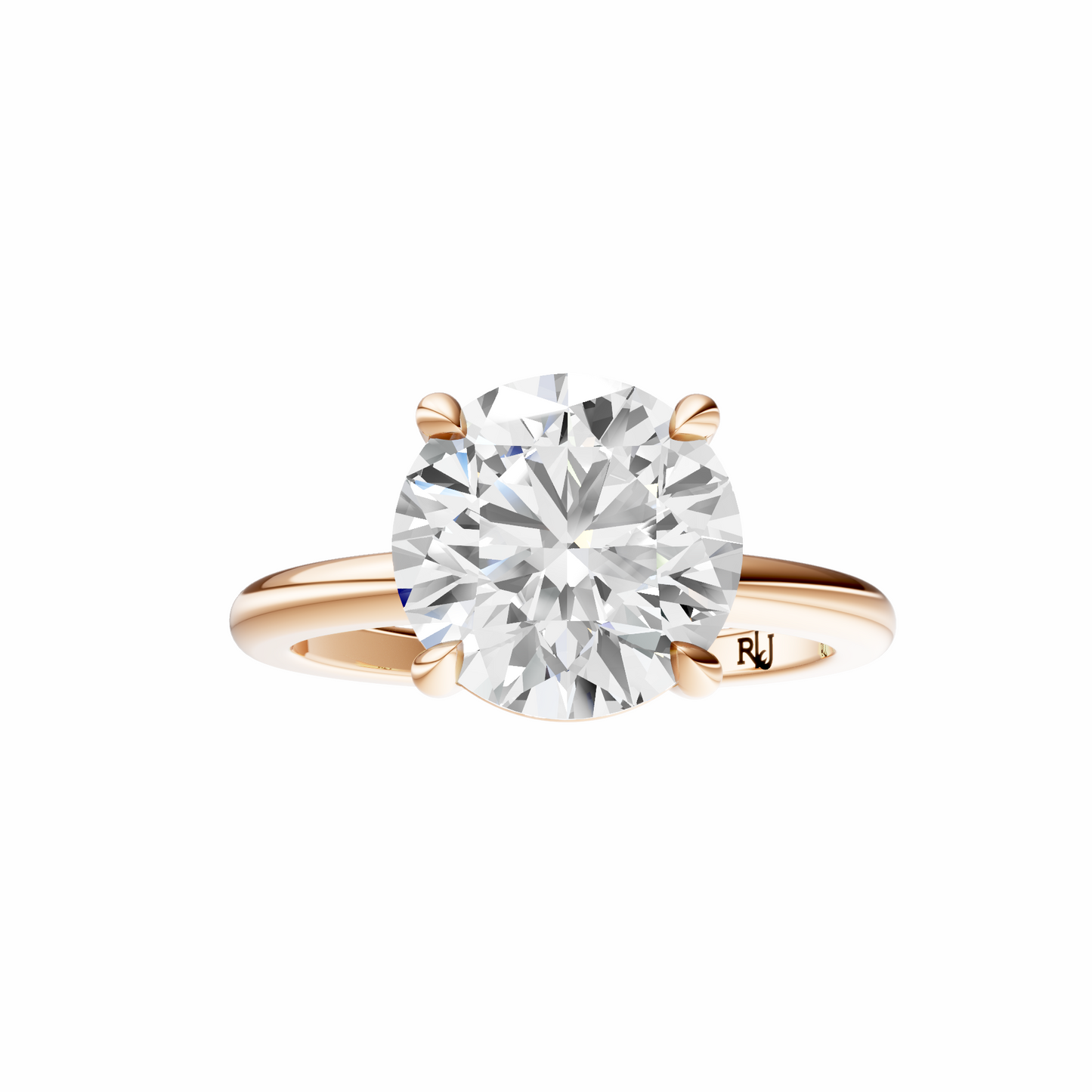 Round Elegant Solitaire Setting