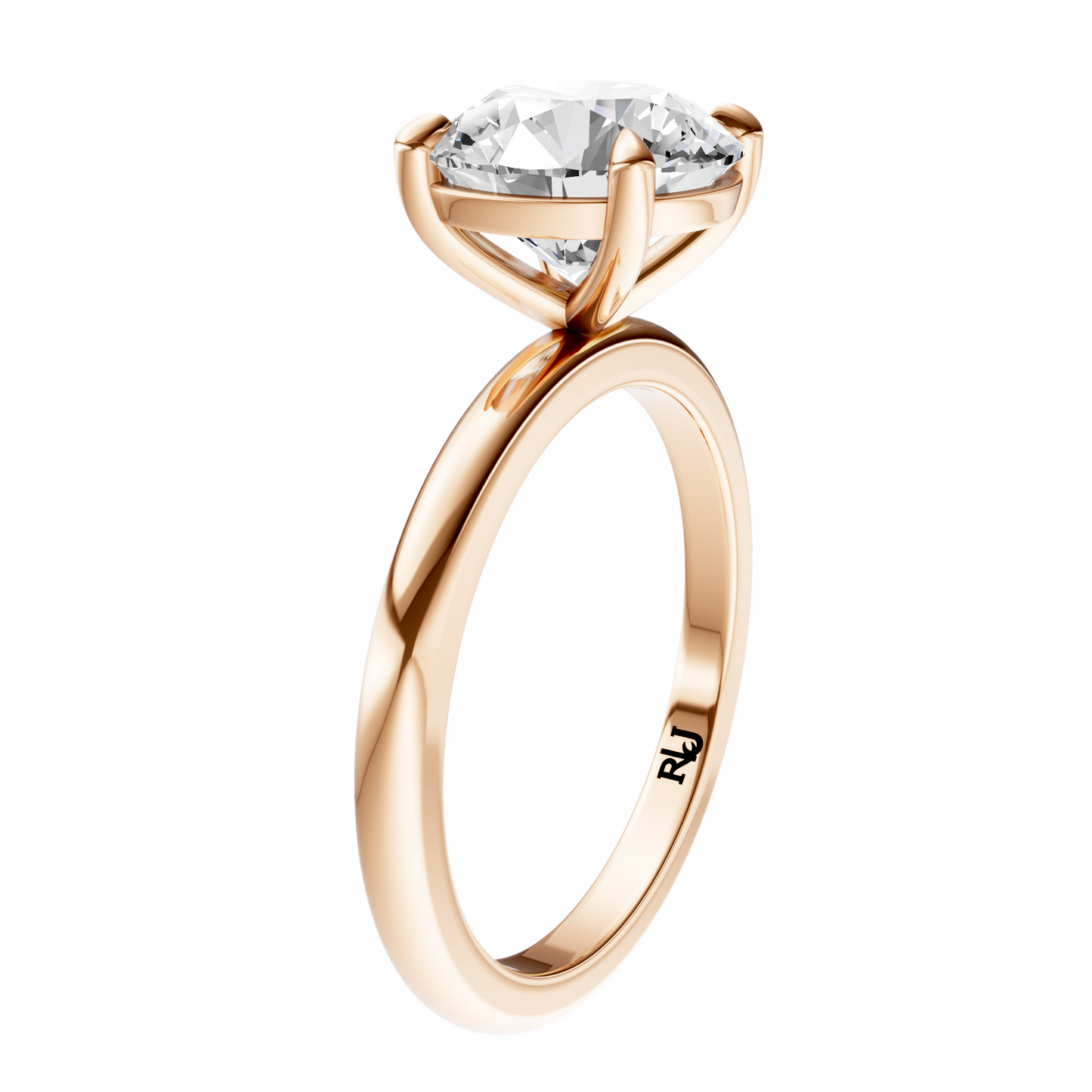 Round Elegant Solitaire Setting