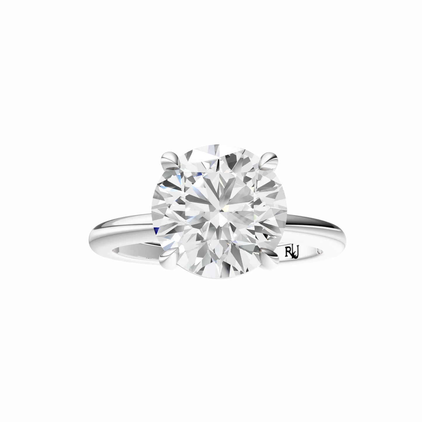 Round Elegant Solitaire Setting