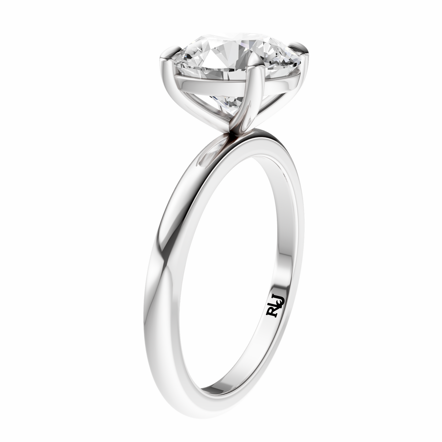 Round Elegant Solitaire Setting