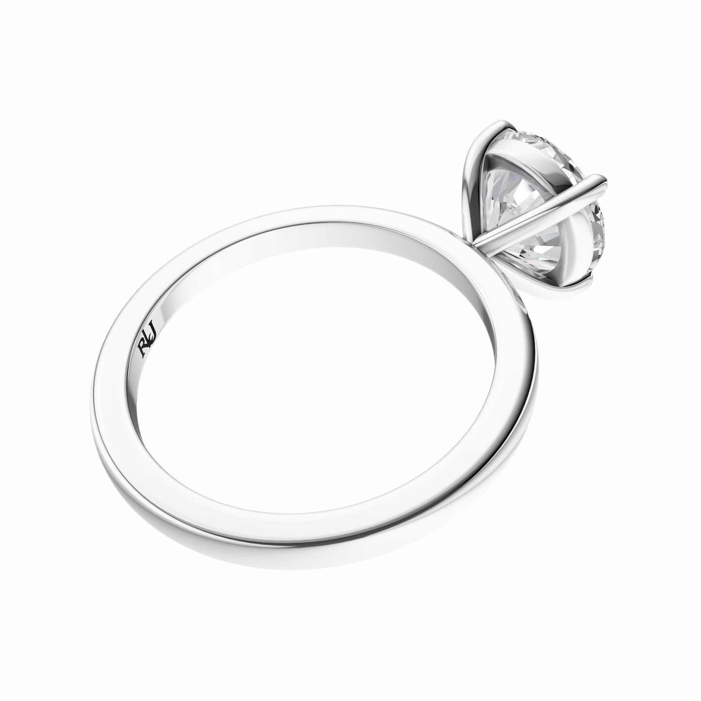 Round Elegant Solitaire Setting