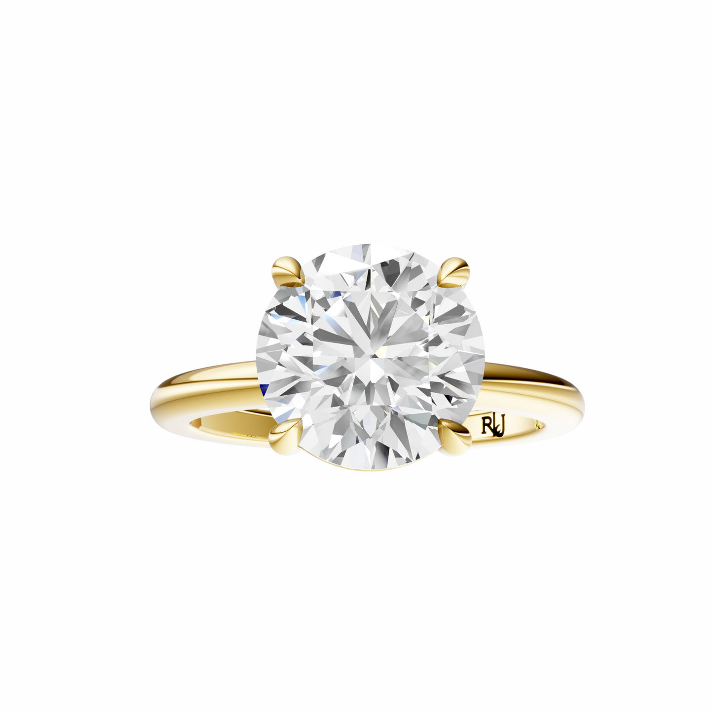 Round Elegant Solitaire Setting