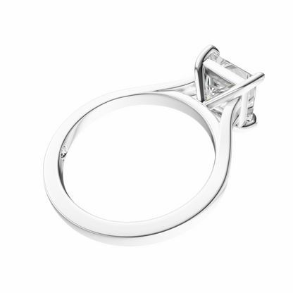 Princess Split-Shank Cathedral Solitaire Setting