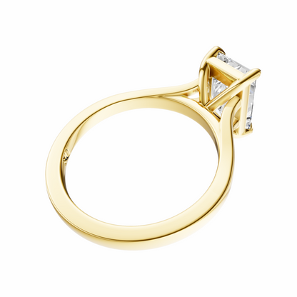 Radiant Split-Shank Cathedral Solitaire Setting
