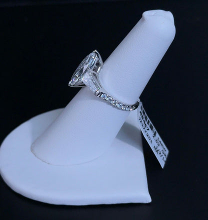 3.01ct Marquise E VVS2 Lab Diamond 14kt White Gold Engagement Ring SA5655R-15x7.5-2