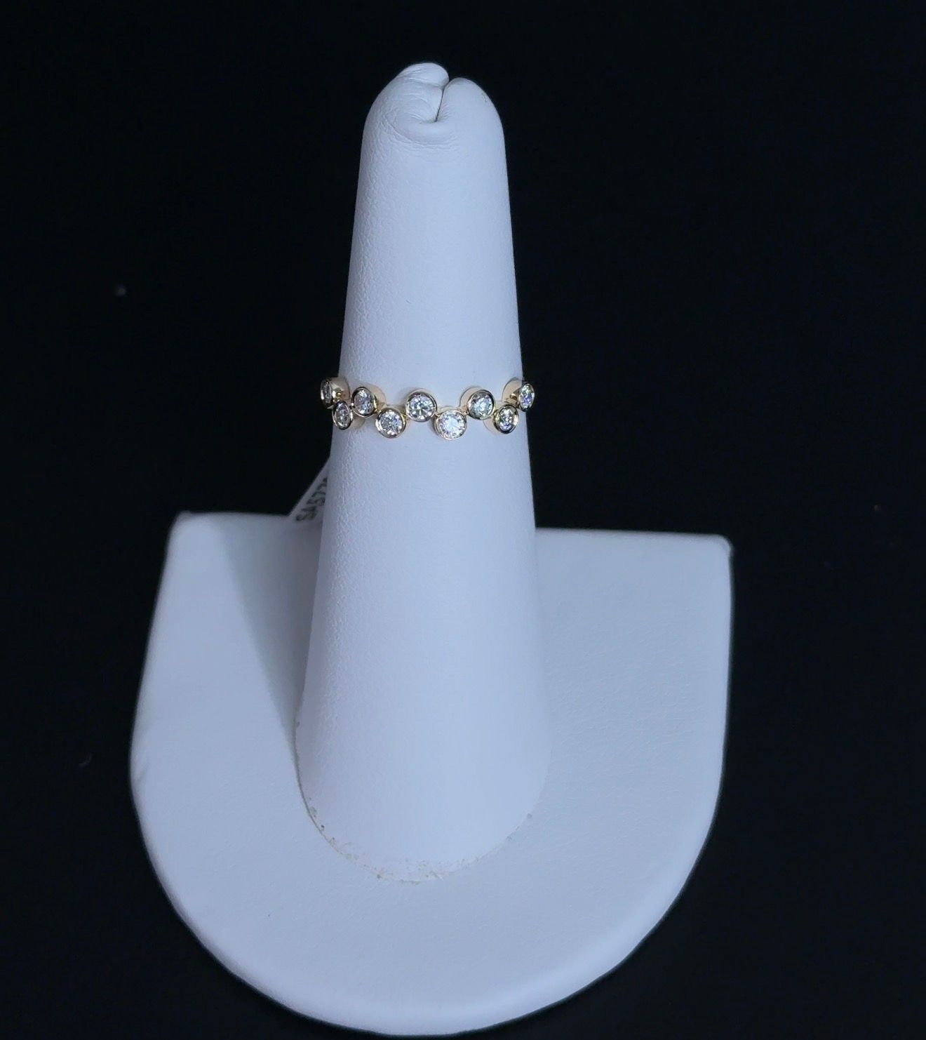 0.30ctw Round Lab Diamond Multi-Stone 14kt Yellow Gold Ring SA5770R-Y