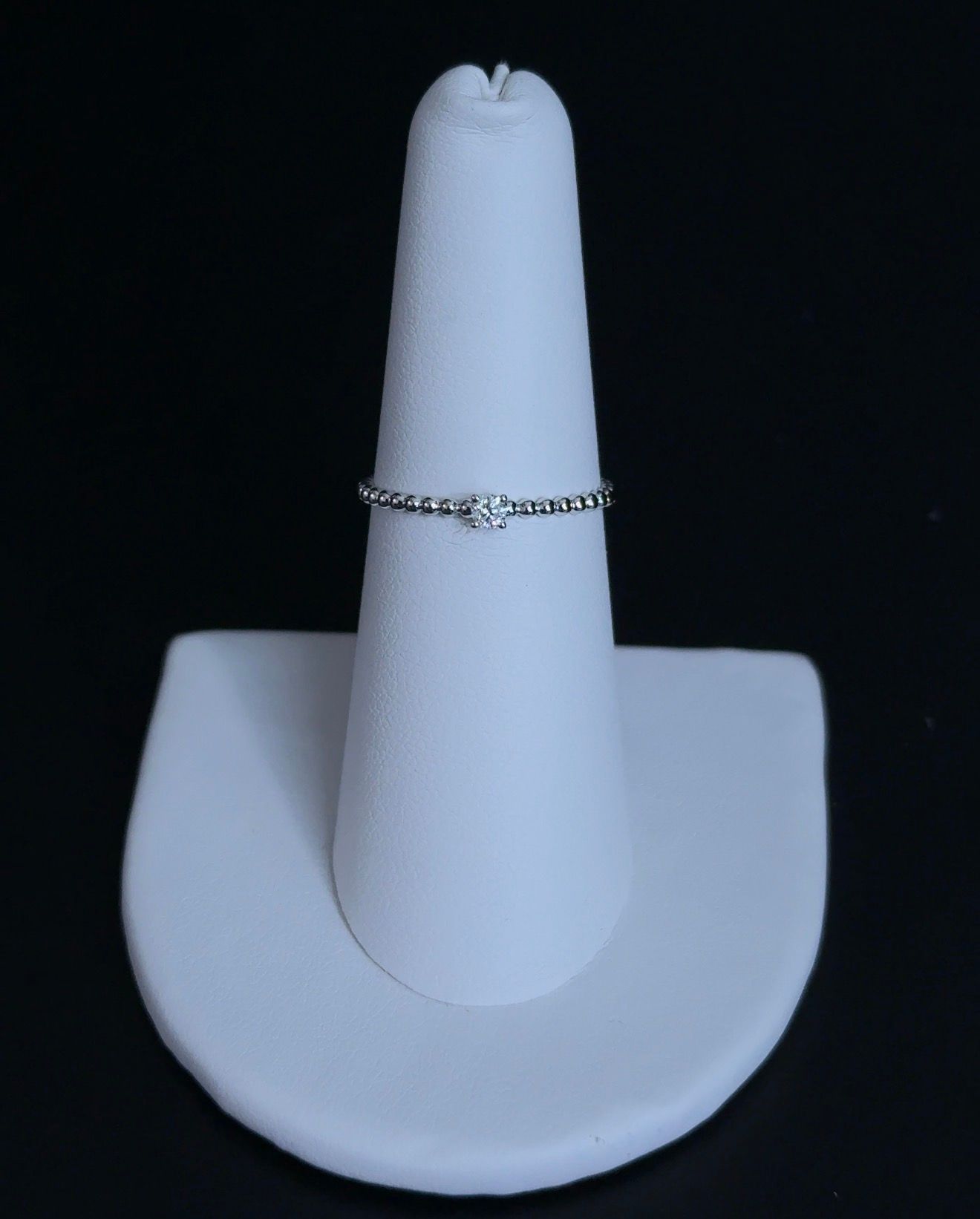 0.07ctw Lab Diamond 14kt White Gold Ring SA5815R