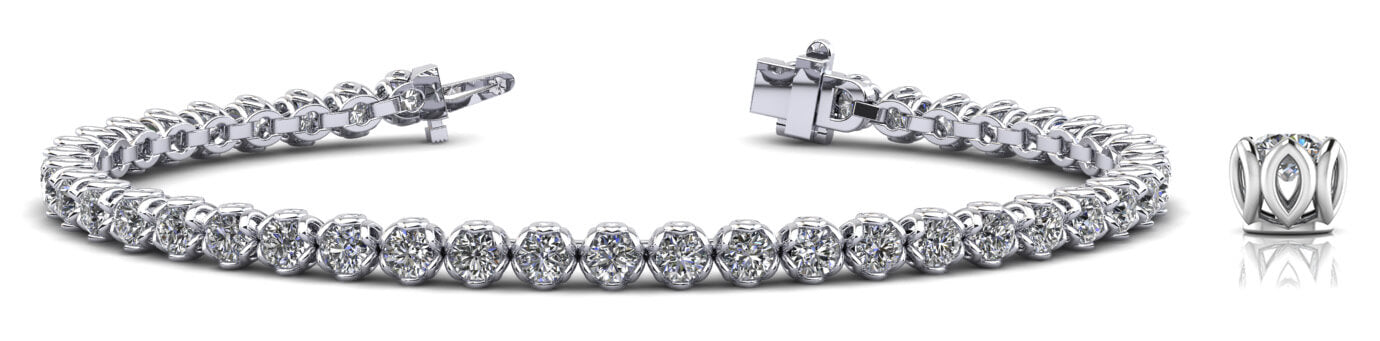 Essence Of Nature Diamond Tennis Bracelet