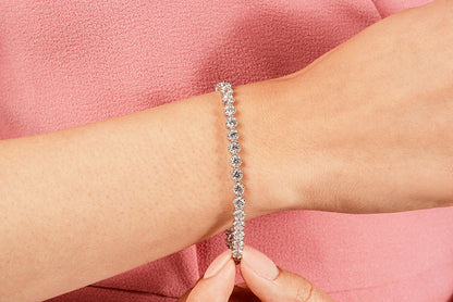 Essence Of Nature Diamond Tennis Bracelet