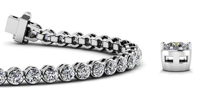 Dazzling Four Prong Diamond Tennis Bracelet