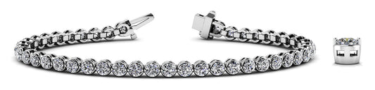 Dazzling Four Prong Diamond Tennis Bracelet