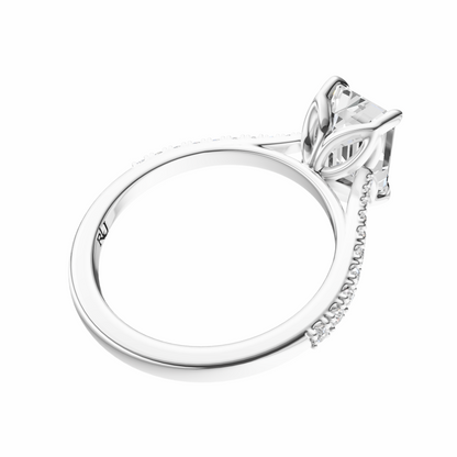 Emerald Traditional Tapered Cathedral Tulip Setting