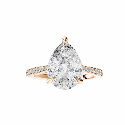 Pear Traditional Tapered Cathedral Tulip Setting