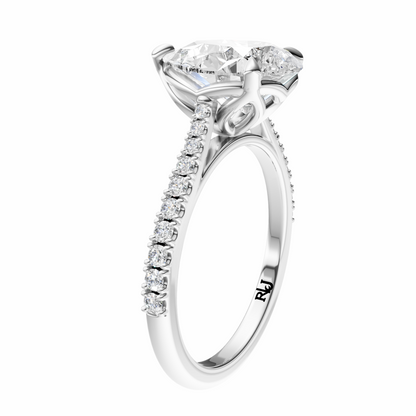 Pear Traditional Tapered Cathedral Tulip Setting
