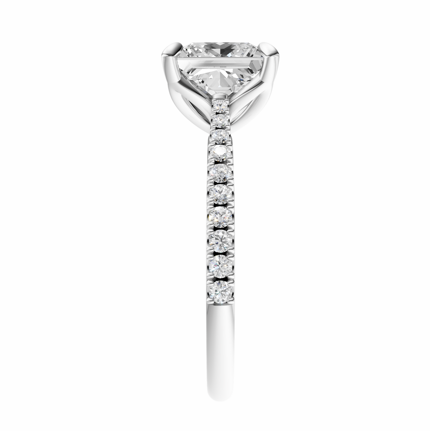 Princess Traditional Tapered Cathedral Tulip Setting