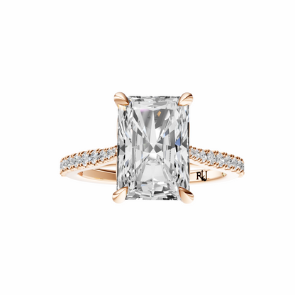 Radiant Traditional Tapered Cathedral Tulip Setting