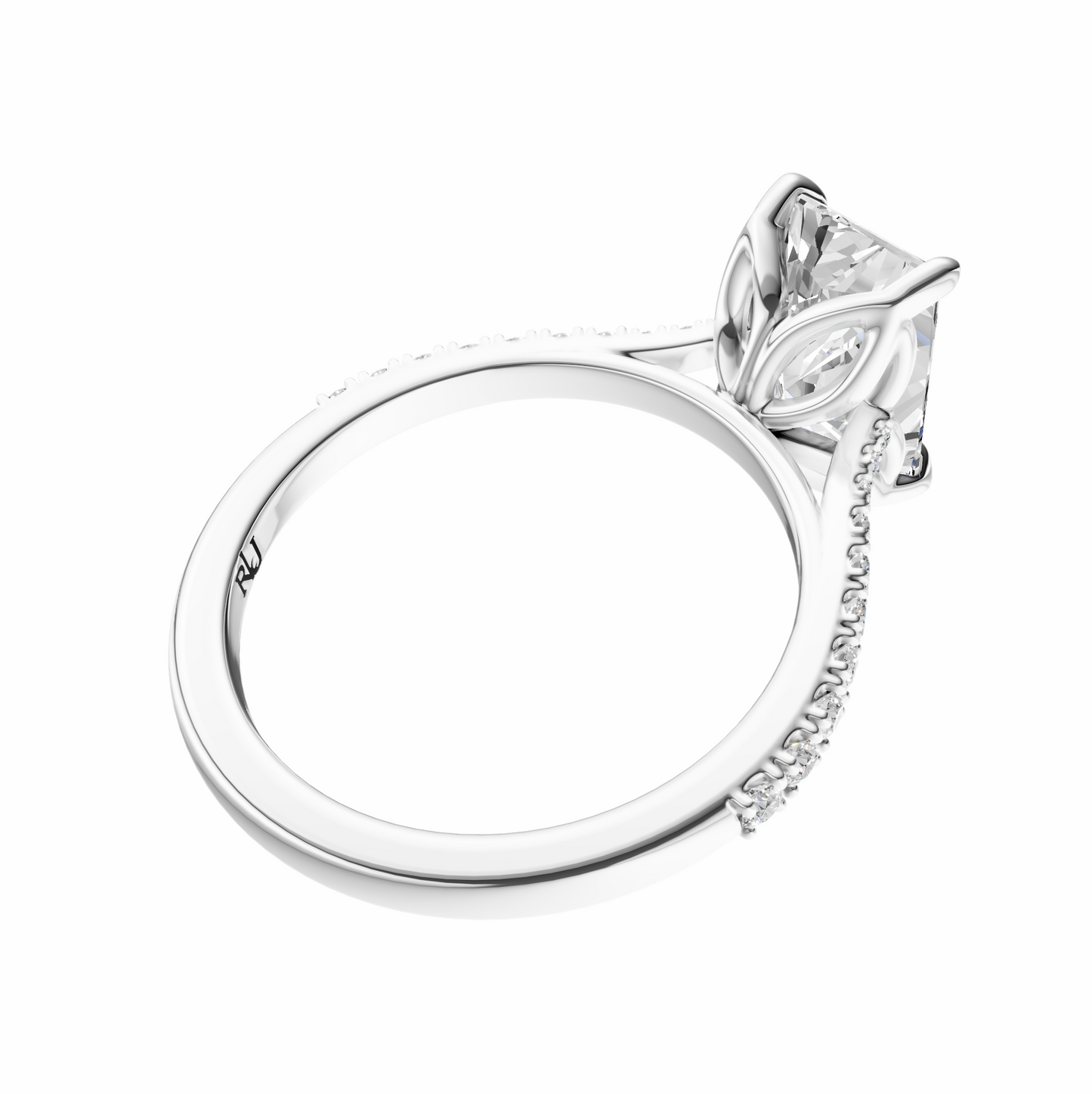 Radiant Traditional Tapered Cathedral Tulip Setting