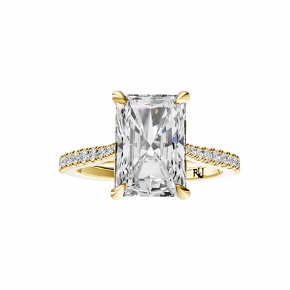 Radiant Traditional Tapered Cathedral Tulip Setting