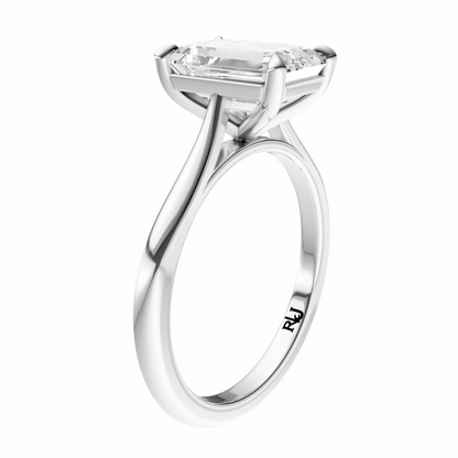 Emerald Cathedral Solitaire Setting