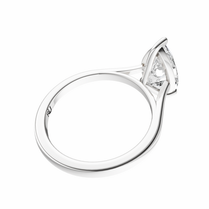 Pear Cathedral Solitaire Setting