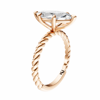 Marquise Twirl Solitaire Setting