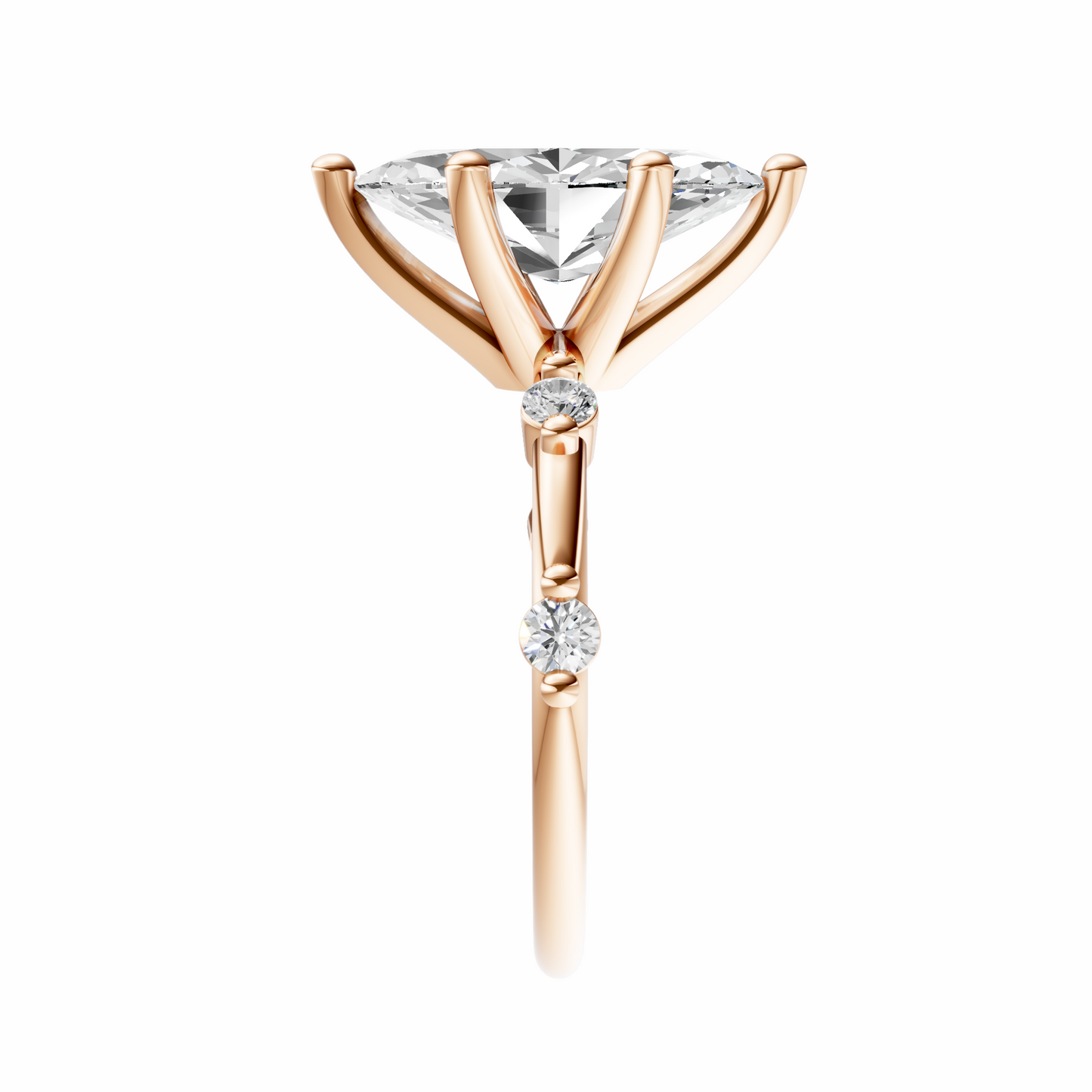 Marquise Sprinkled Accented Setting