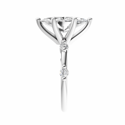 Marquise Sprinkled Accented Setting