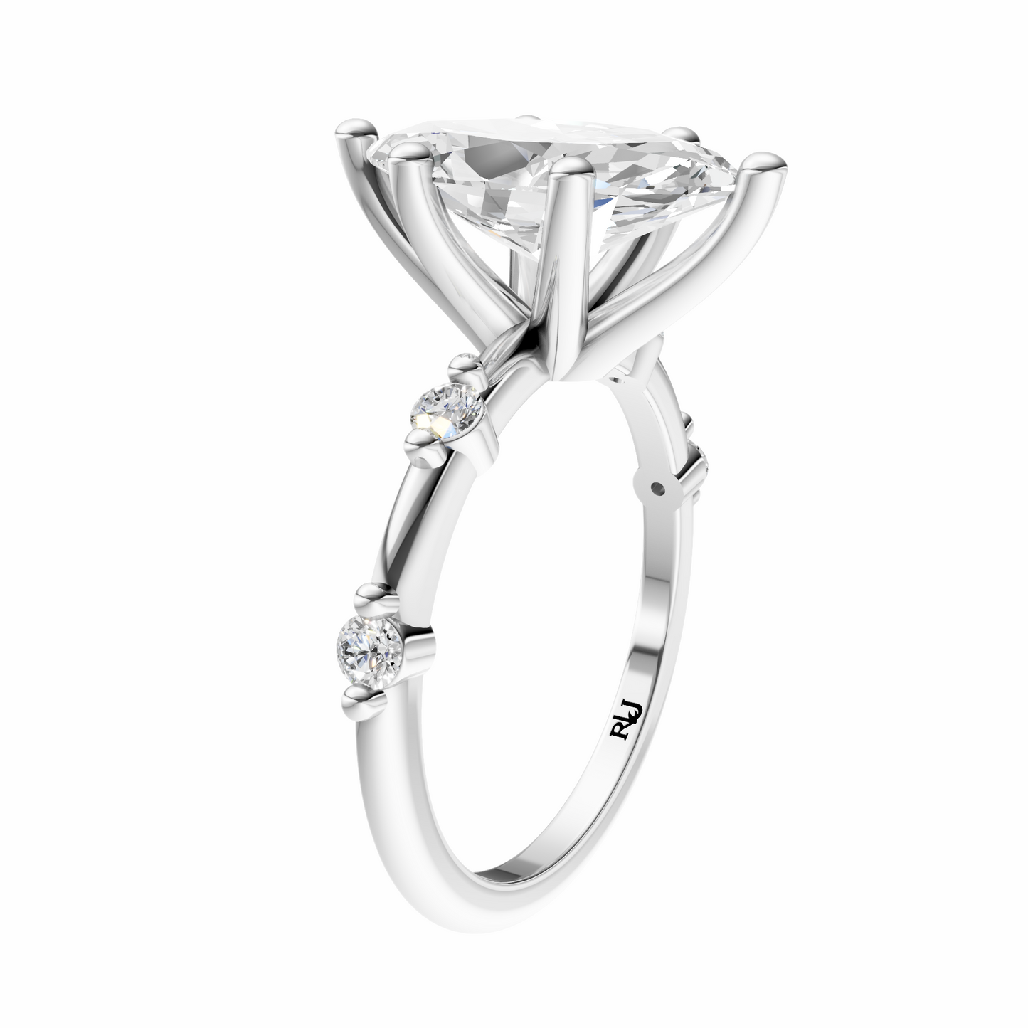 Marquise Sprinkled Accented Setting
