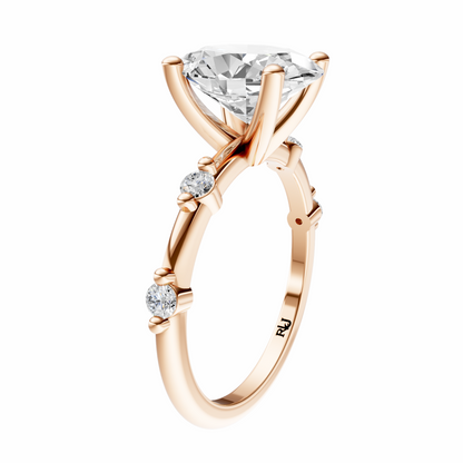 Oval Sprinkled Accented Setting