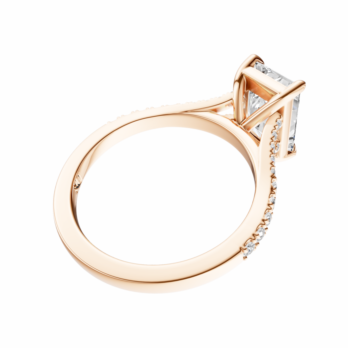 Radiant Traditional Split-Shank Cathedral Setting