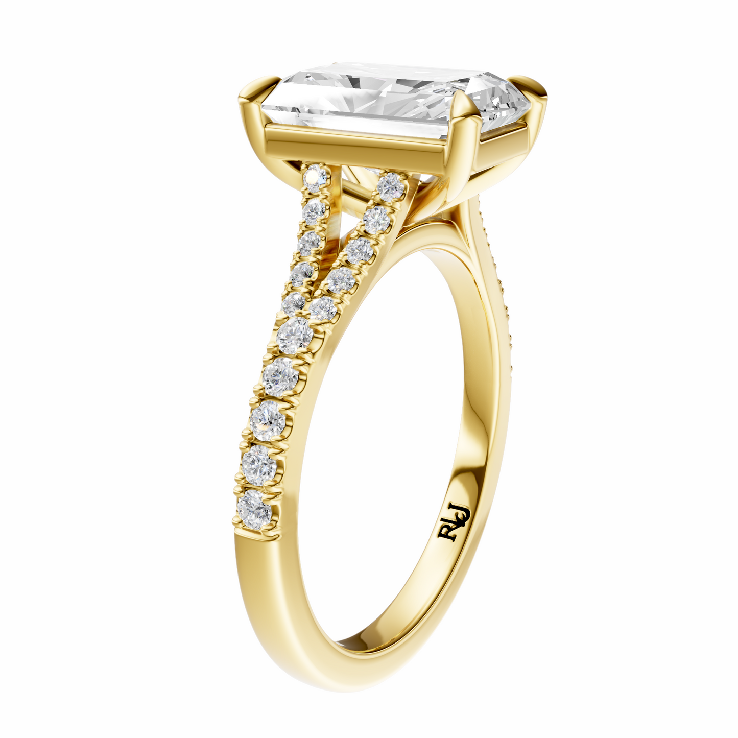 Radiant Traditional Split-Shank Cathedral Setting