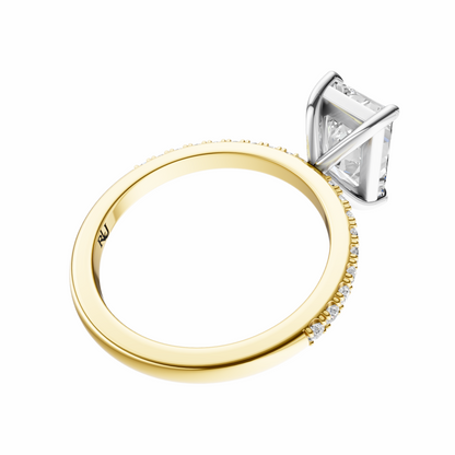 Radiant Mixed Metal Traditional Elegance Setting