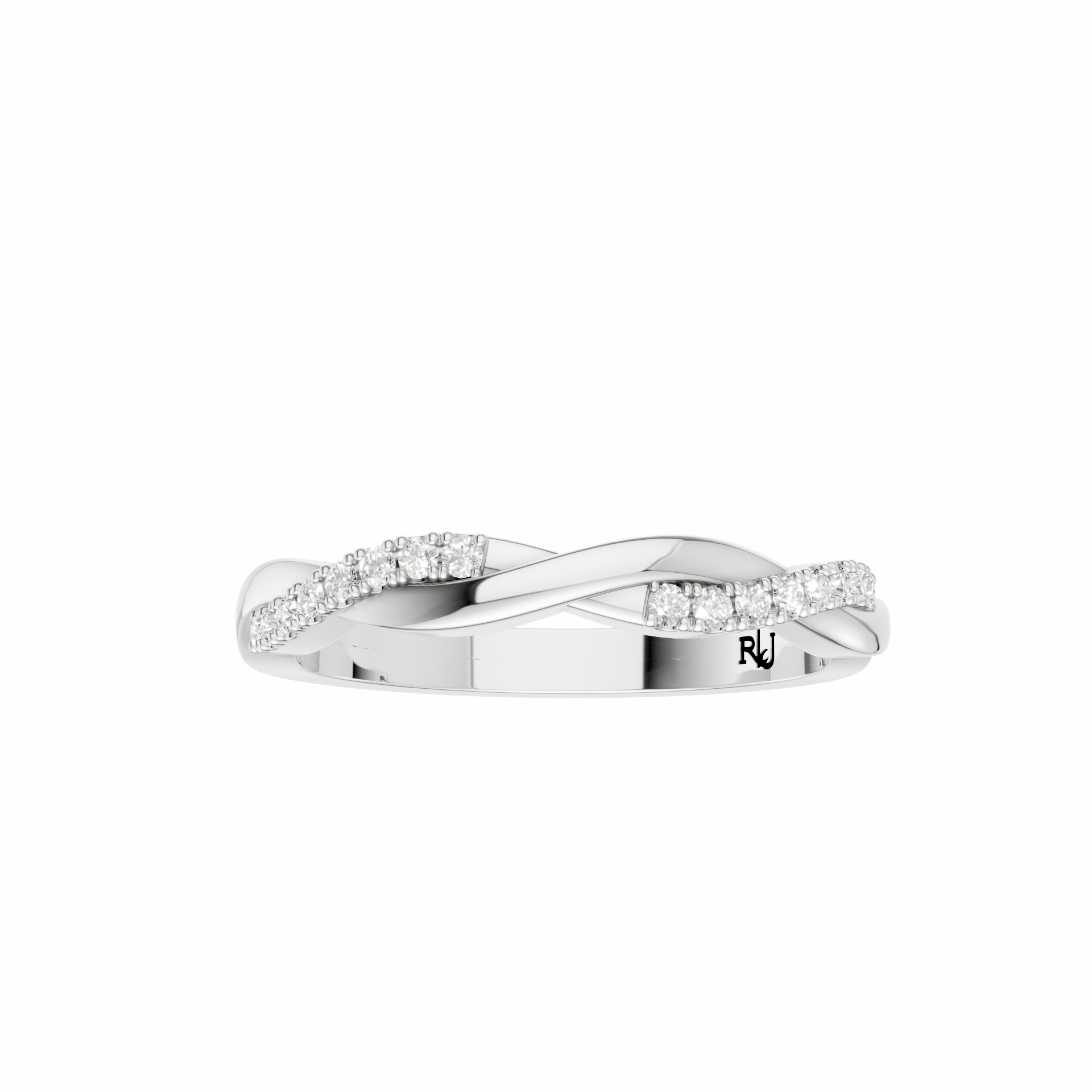Accented Infinity Wedding Band – Raad Jewelers