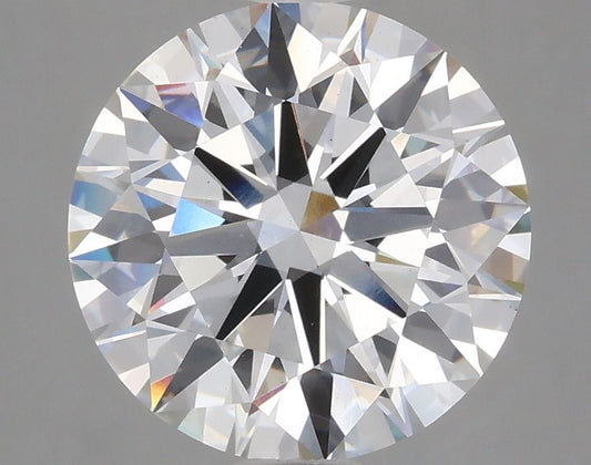 4.29 Carat Round IGI Labgrown Diamond, With Certificate ID LG628472239